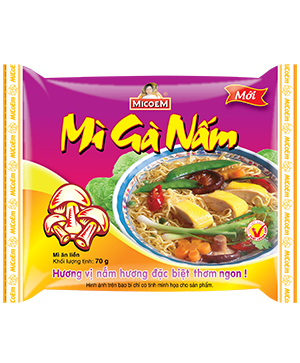 Mì Gà nấm