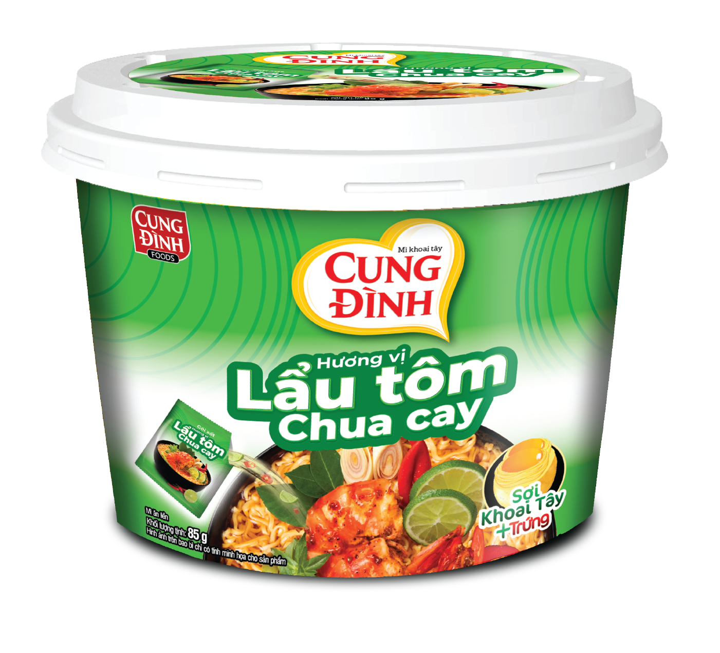 Vị Lẩu Tôm Chua Cay